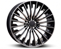 FT627 6627 MER (NOT OE) (Front + Rear only) Black Machined Face (BMF)