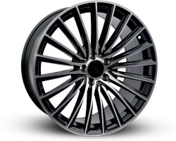 M018 PRL5001 Black Machined