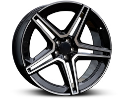 FP5694 MER (NOT OE) (Front + Rear only) Black Machined Face (BMF)