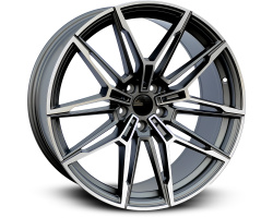 871 BMW (rear+front only) Satin Gunmetal Machined Face SGMF