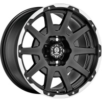 SPARCO Dakar (Max Load 1150 kg) Matt Black Lip Polished+Rivets