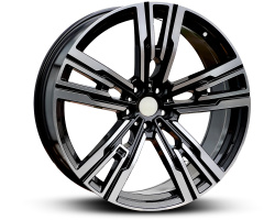 FT543 (H543) BMW (NOT OE) (Front + Rear only) Black Machined Face (BMF)