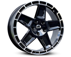 MAK Trek (Max load: 1050 kg) sphere R14 Made in Italy Gloss Black Mirror Ring