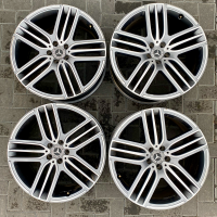 Mercedes GLS original - X167 A 1674015100 RONAL 4353 1674015300 4355 with the set of bolts. High Sheen Titanium/Himalaya Grey