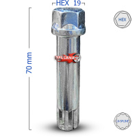  Raktas vidinei veržlei