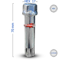  Raktas vidinei veržlei