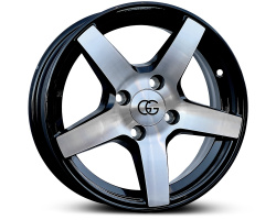 GG Steel Trailer Max Load 950 Kg Black polished