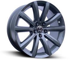 Volkswagen Original MERANO 760-071-498- -DM9 Adamantium Dark metallic