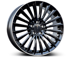 Elite Wheels X98 DY988-1 (Max Load: 800 Kg) Conic  Black Lip Diamond