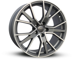 300 (T300) Satin Gunmetal Machined Face SGMF