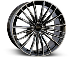 B028 (Front + Rear only) PRL5057 Black Machined Face (BMF)