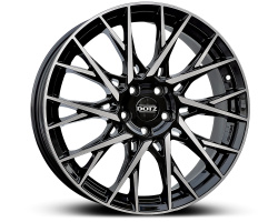 DOTZ Fuji Max Load 690 Kg (Small paint defect 1 wheel) Made in Germany Dark Black Polished