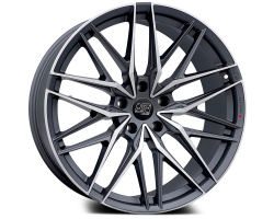 MSW 50 (Max Load 1050 kg) For Lamborghini Urus Made in Italy Matt Gun Metal Full Polished (Mgmfp)