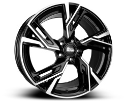 MAM RS5 (Max Load: 860kg) Germany TÜV certified BLACK FRONT POLISH 