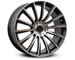 BY866 (Max Load: 850 kg) (Front + Rear only) BLACK POLISHED 