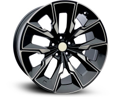 538 (Front + Rear only) Black Machined Face (BMF)